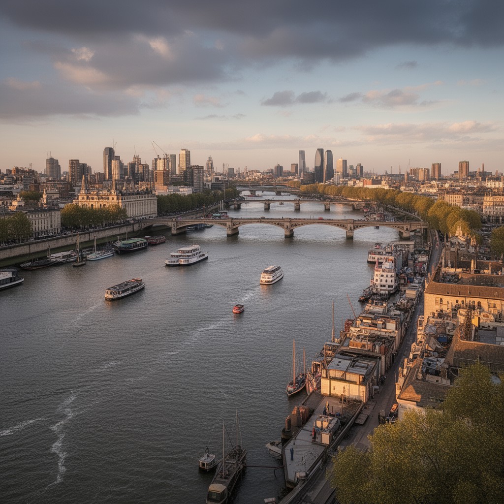AI-generated illustration of Thames