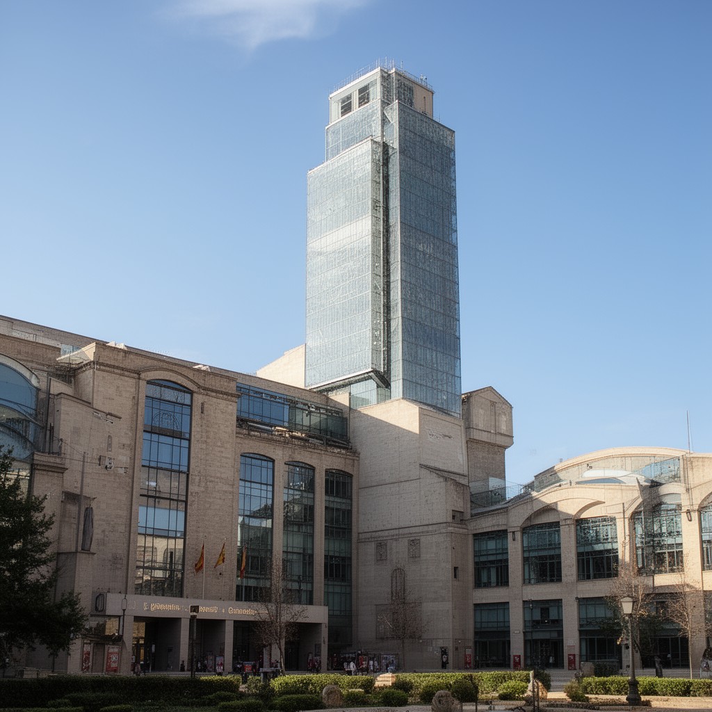 AI-generated illustration of Polytechnic University of Catalonia