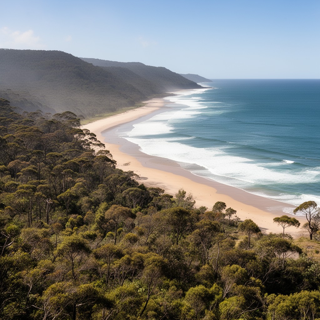 AI-generated illustration of Yuraygir National Park