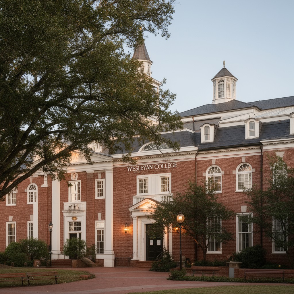 AI-generated illustration of Wesleyan College