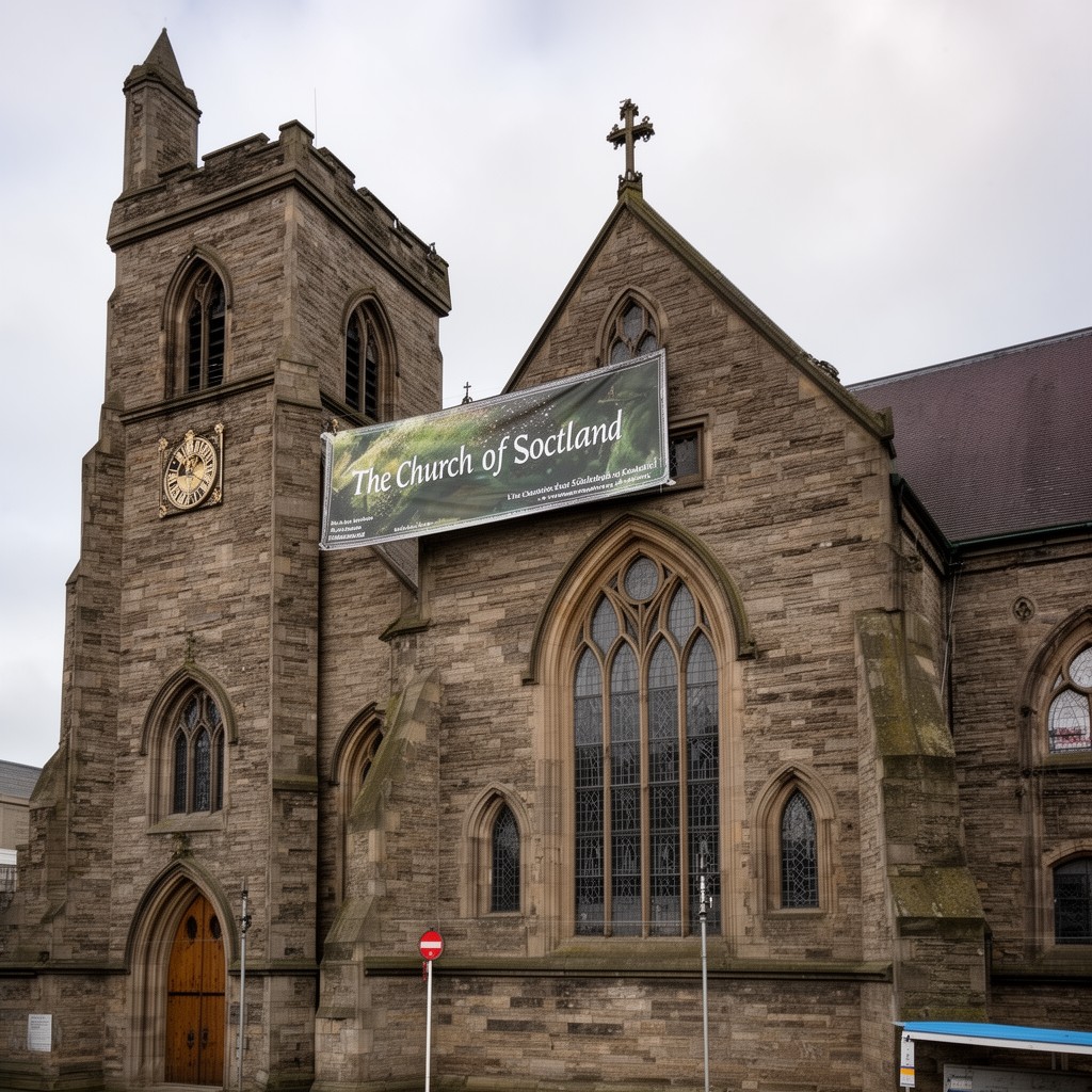 AI-generated illustration of Church of Scotland