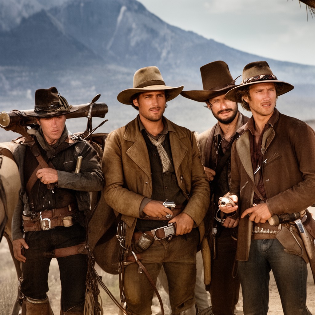 AI-generated illustration of The Good, the Bad and the Ugly