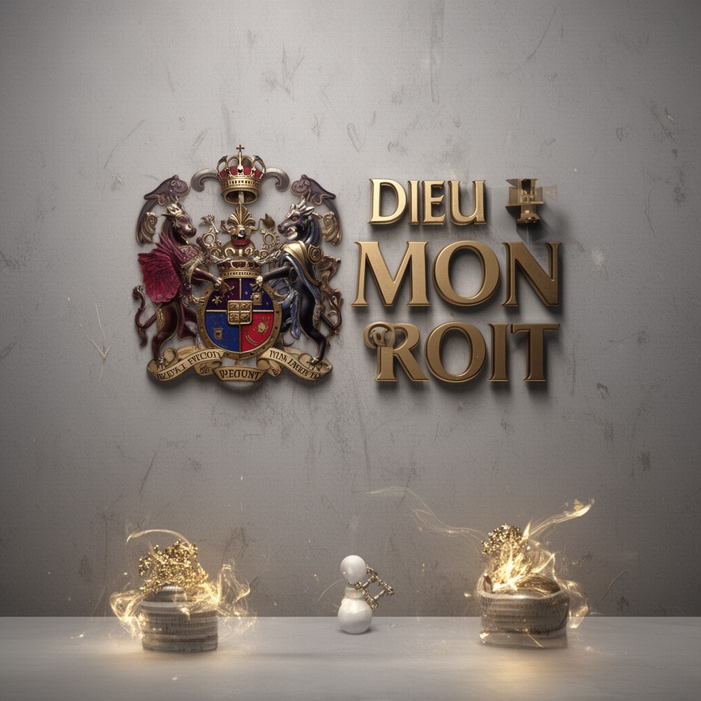 AI-generated illustration of Dieu et mon droit