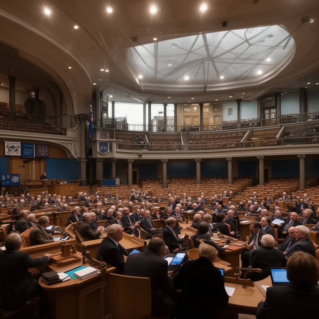 AI-generated illustration of Northern Ireland Assembly