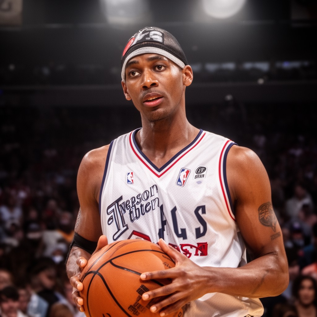 AI-generated illustration of Allen Iverson