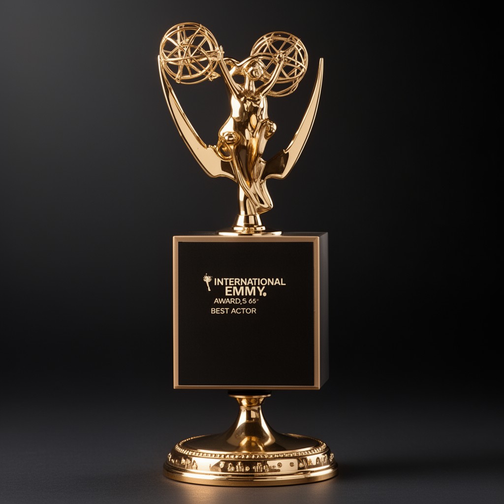 AI-generated illustration of International Emmy Award for Best Actor