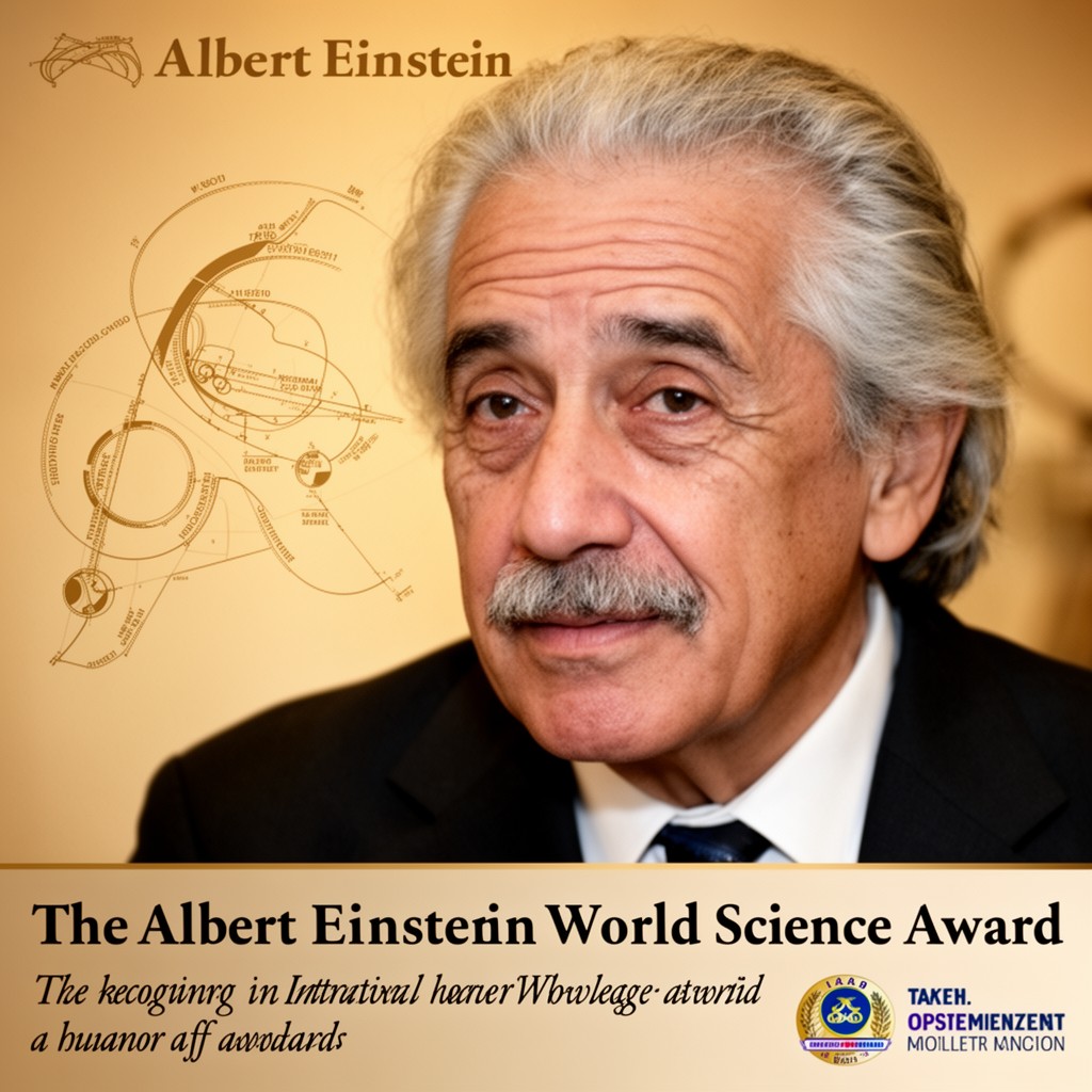 AI-generated illustration of Albert Einstein World Science Award