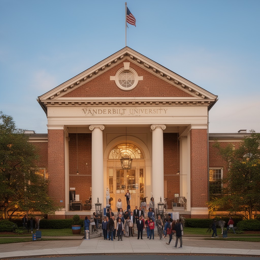 AI-generated illustration of Vanderbilt University (attended briefly)