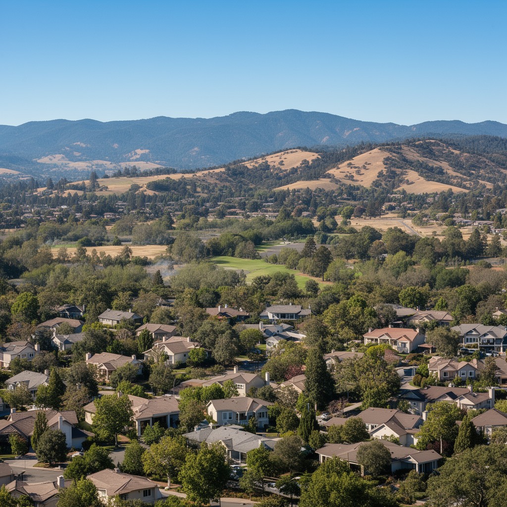 AI-generated illustration of El Dorado Hills