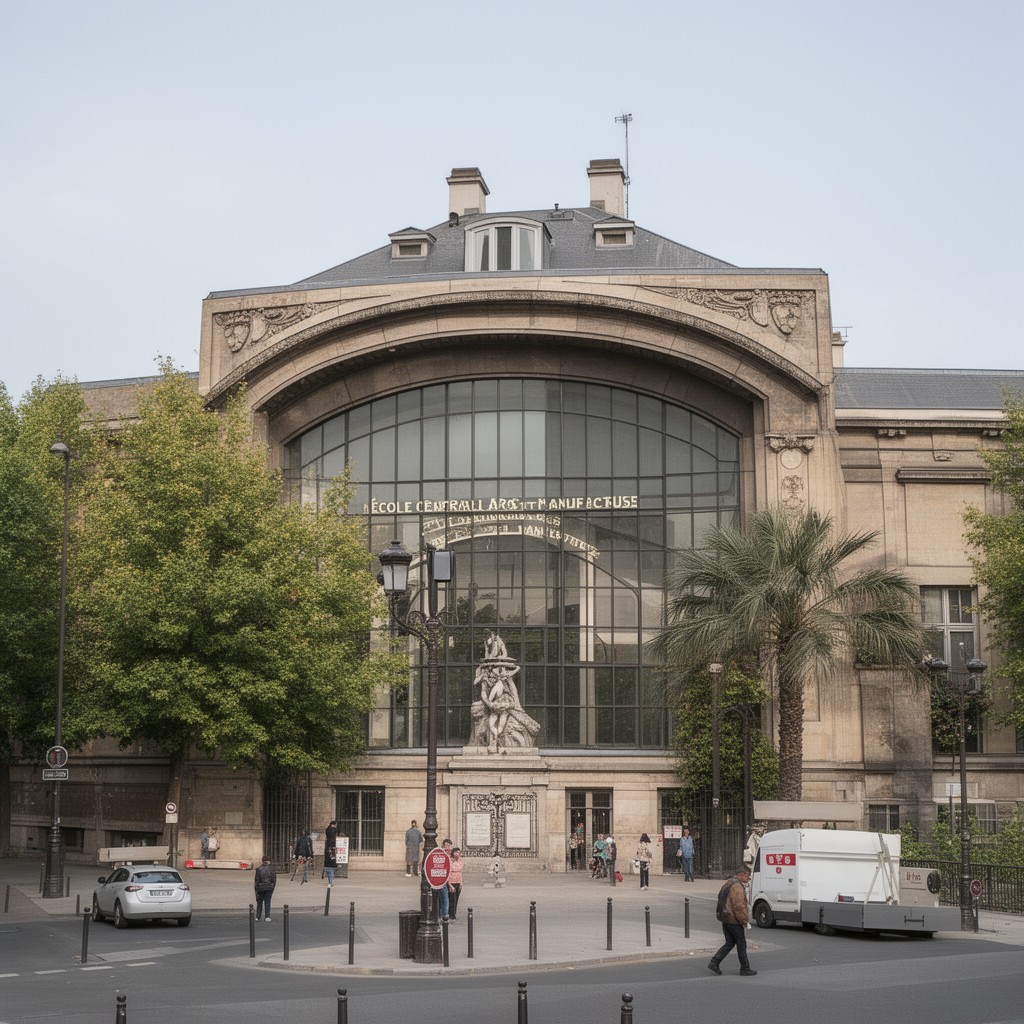 AI-generated illustration of École Centrale des Arts et Manufactures