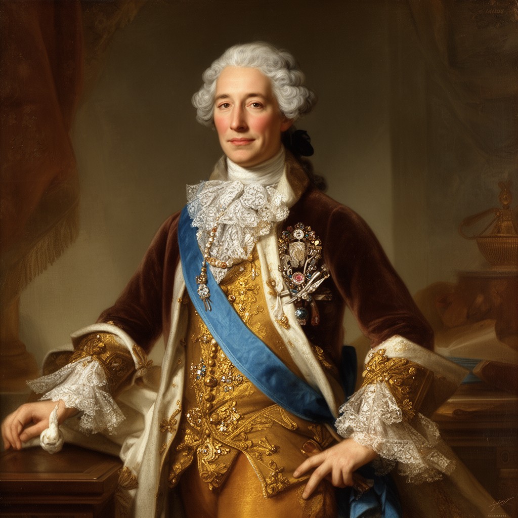 AI-generated illustration of Charles Theodore, Elector Palatine