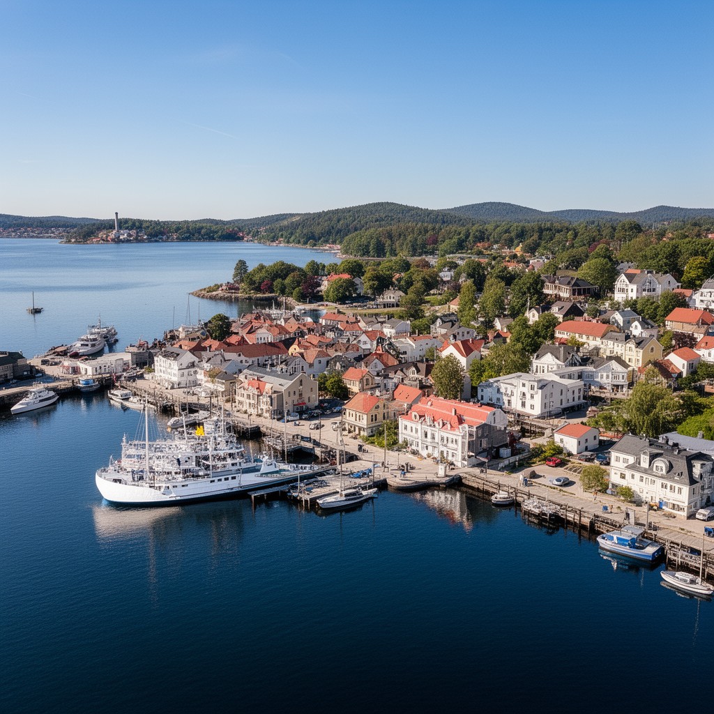 AI-generated illustration of Strömstad