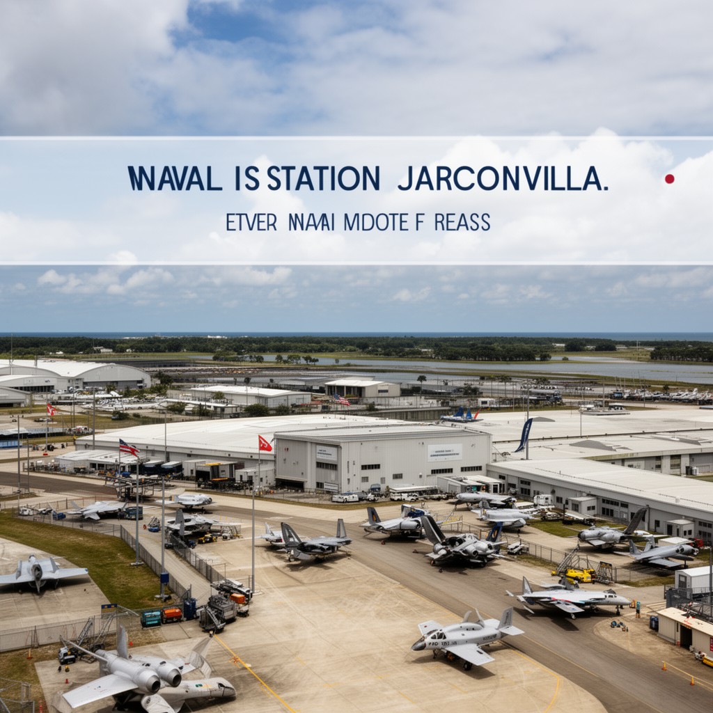 AI-generated illustration of Naval Air Station Jacksonville