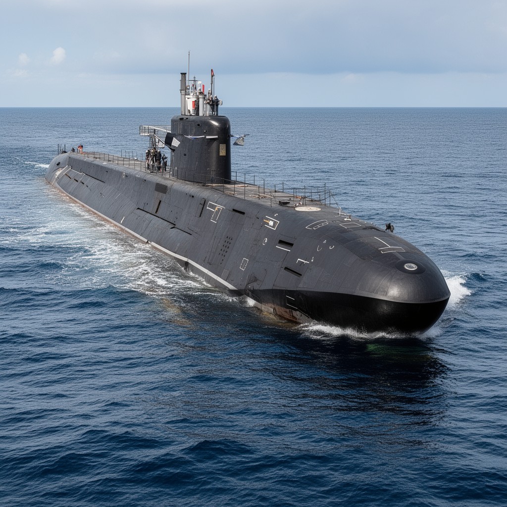 AI-generated illustration of French Submarine Forces