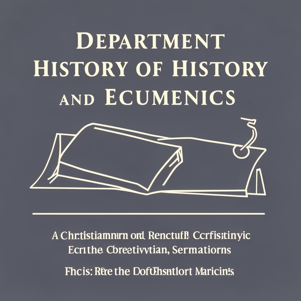 AI-generated illustration of Department of History and Ecumenics