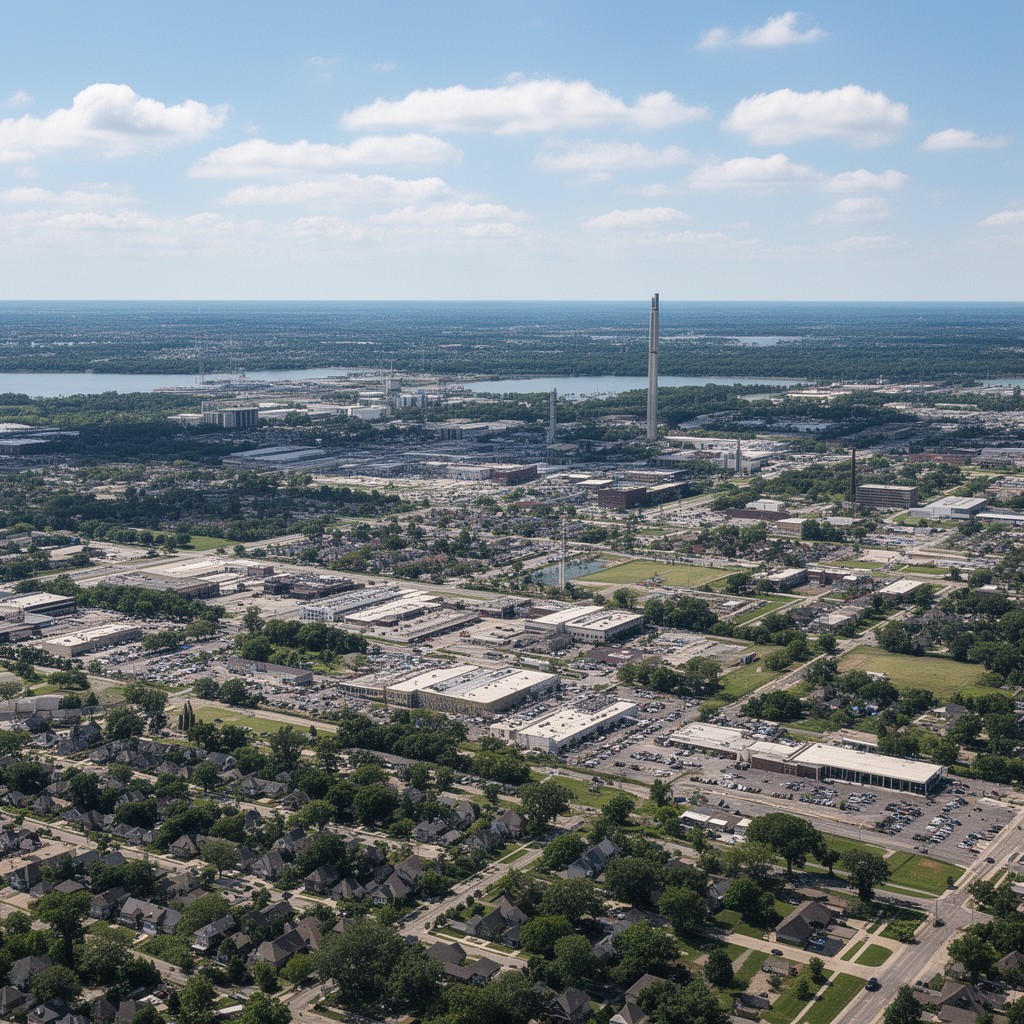 AI-generated illustration of Macomb County, Michigan