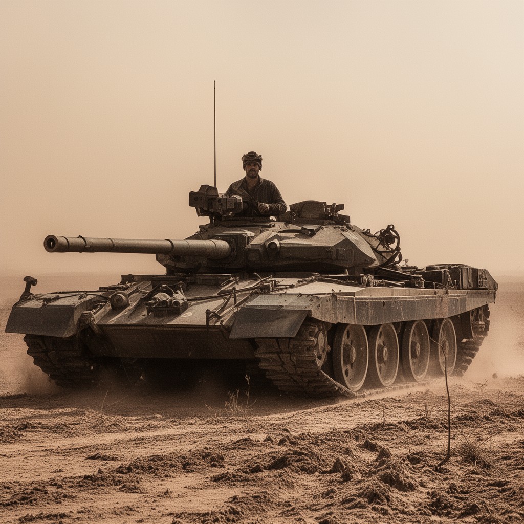 AI-generated illustration of 21st Panzer Division