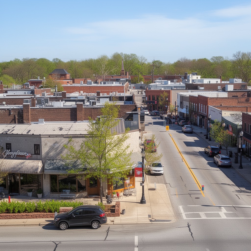 AI-generated illustration of Georgetown, Kentucky