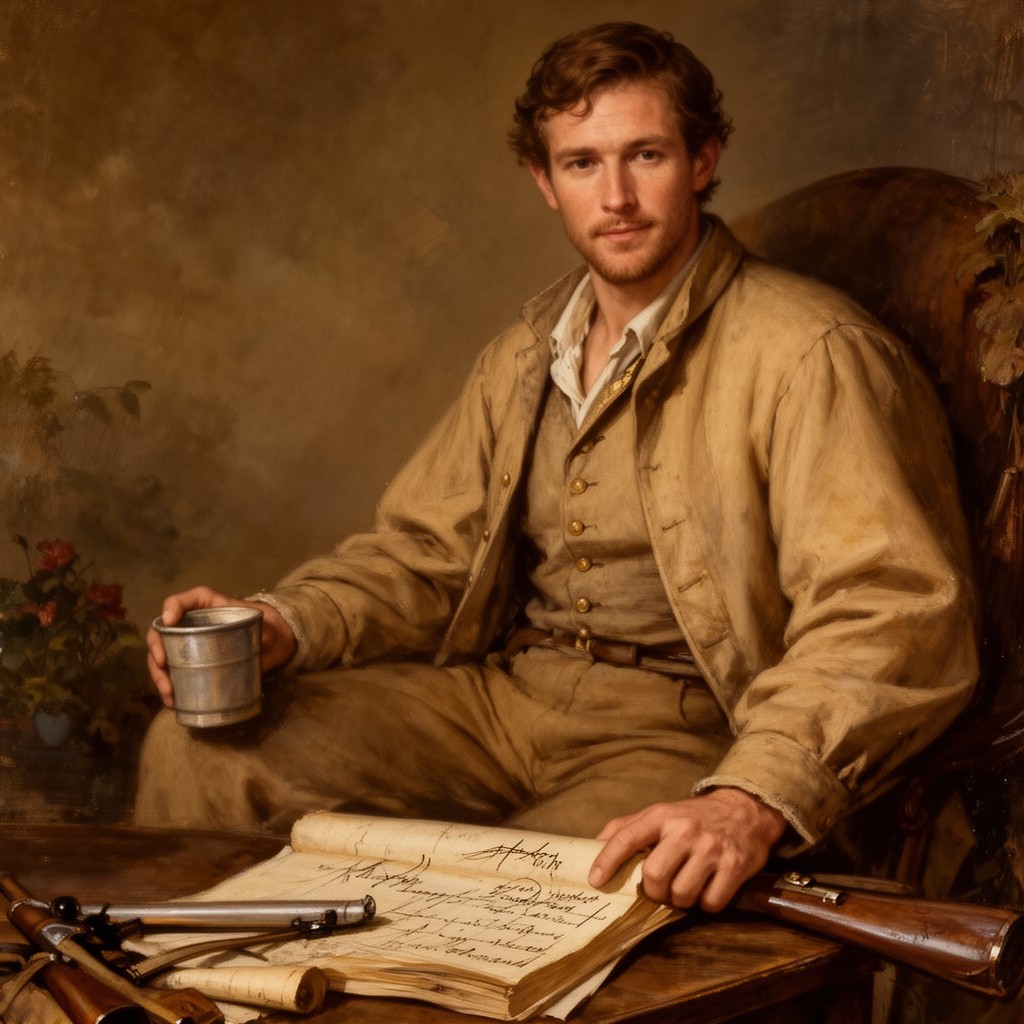 AI-generated illustration of John Hardin