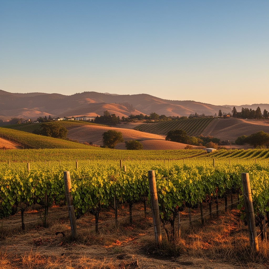 AI-generated illustration of Calistoga AVA