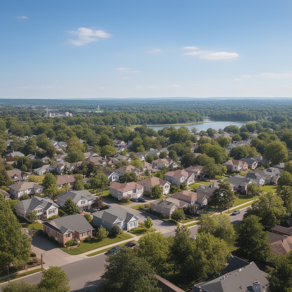 AI-generated illustration of Somerset, New Jersey