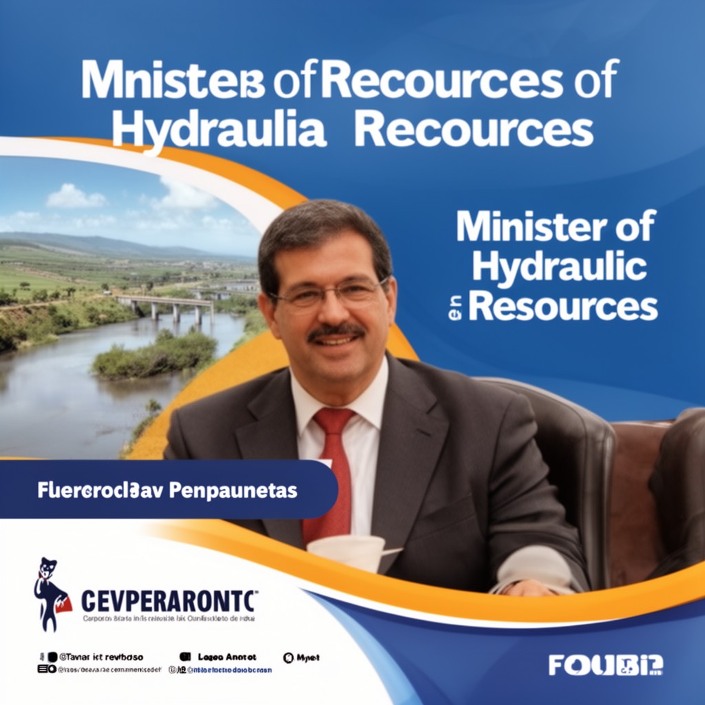 AI-generated illustration of Minister of Hydraulic Resources of Cuba