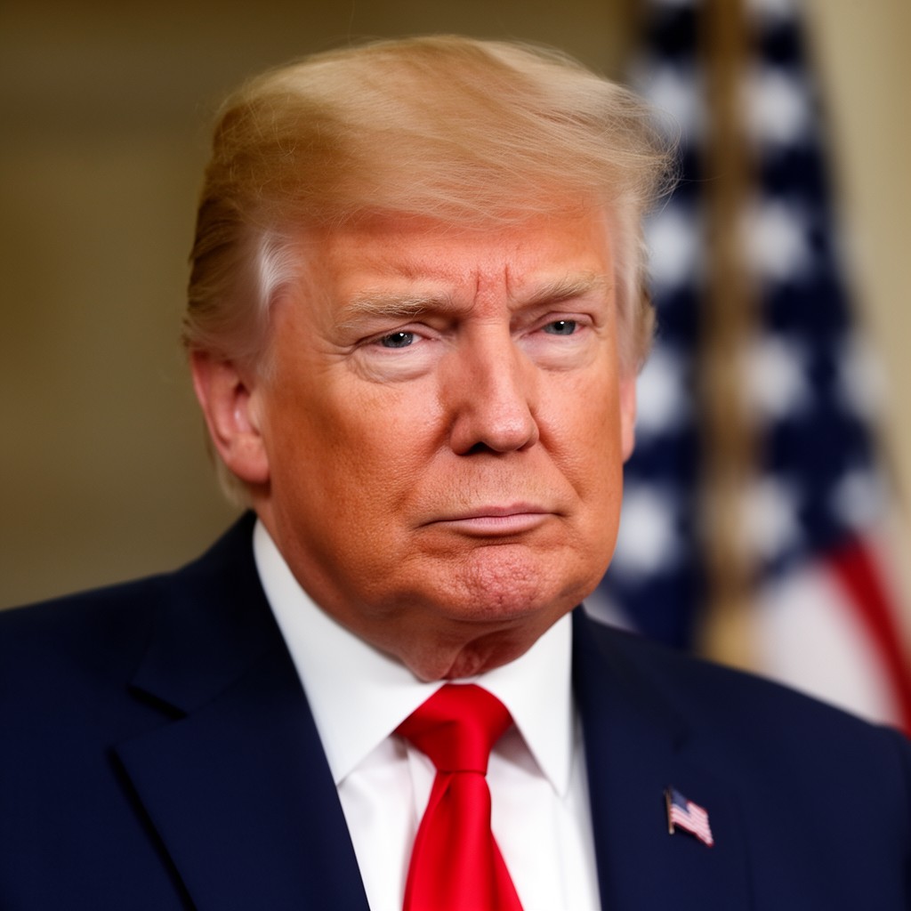 AI-generated illustration of Trump