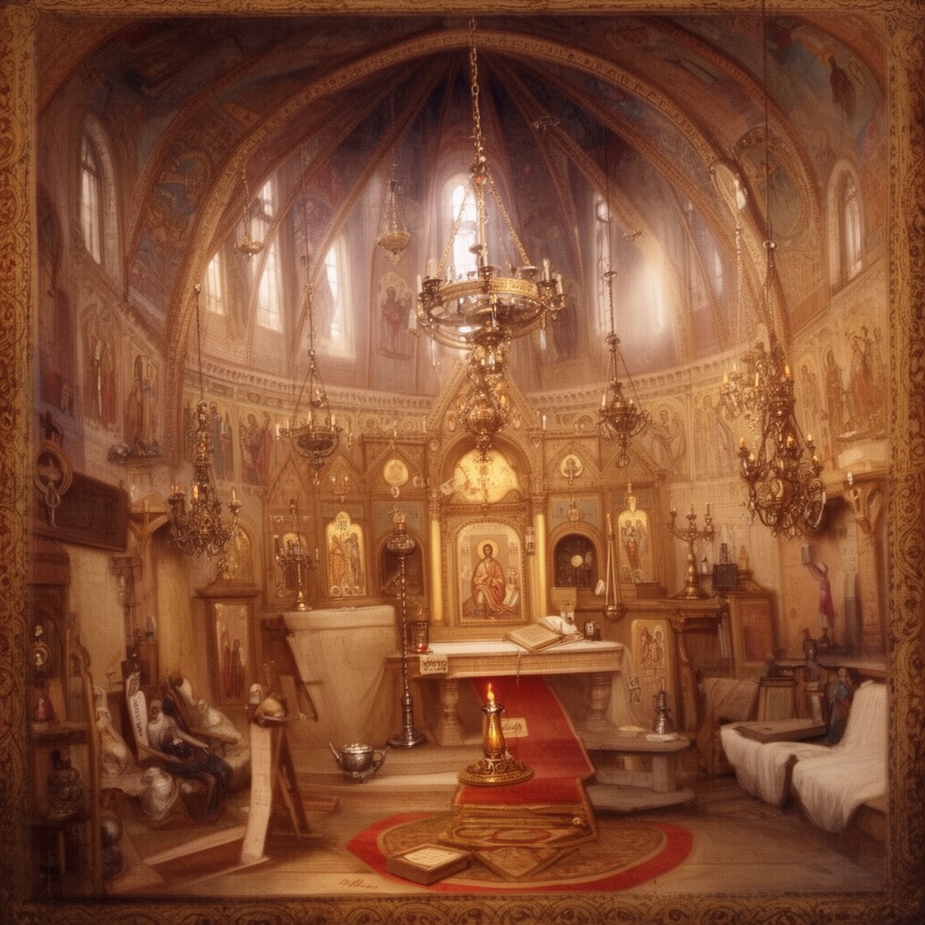 AI-generated illustration of Eastern Christianity