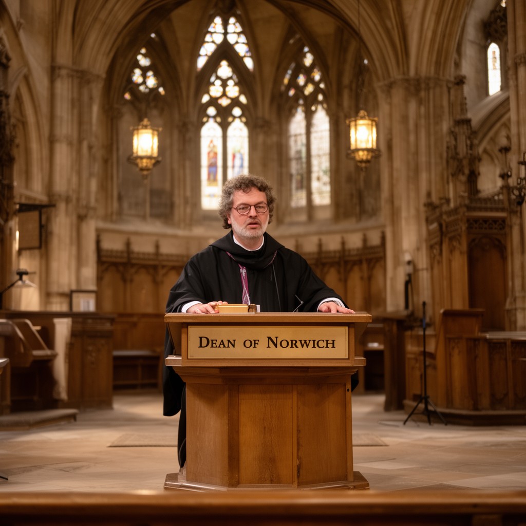 AI-generated illustration of Dean of Norwich