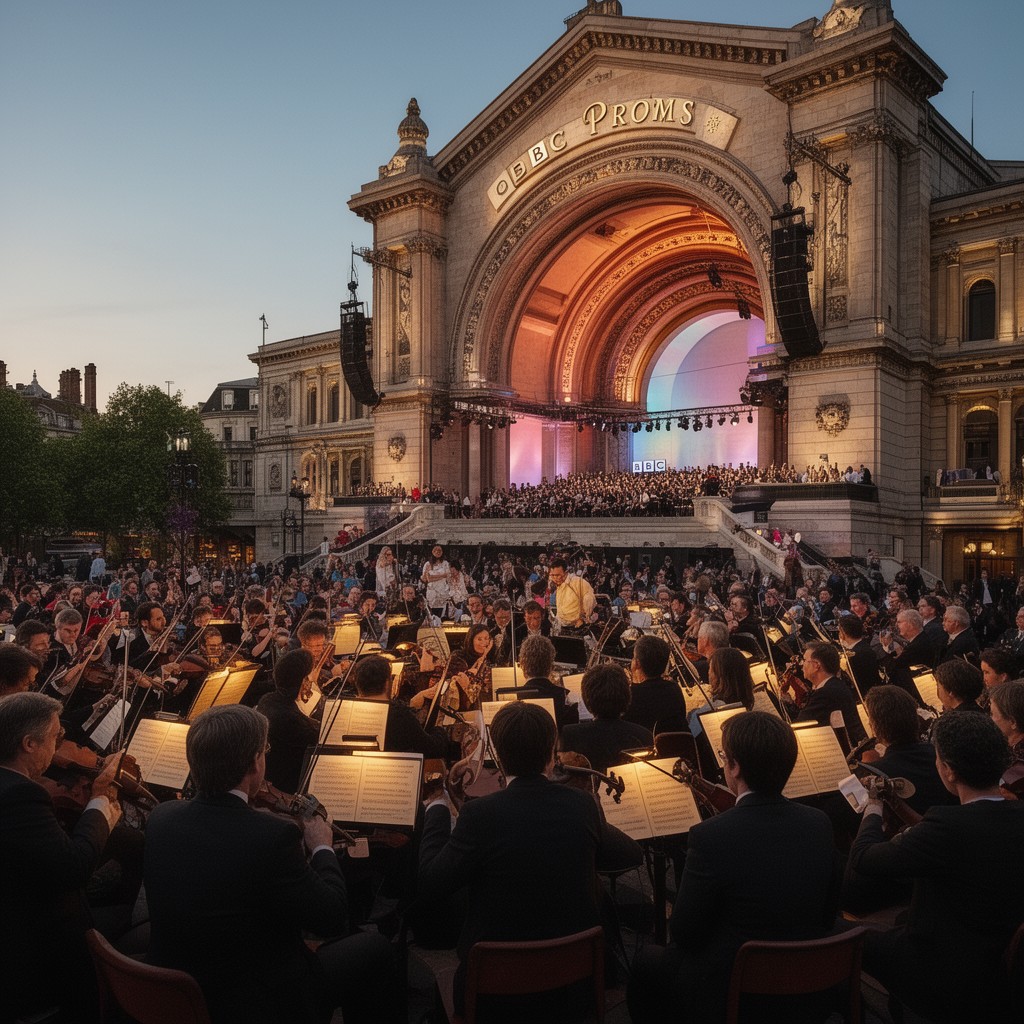 AI-generated illustration of BBC Proms