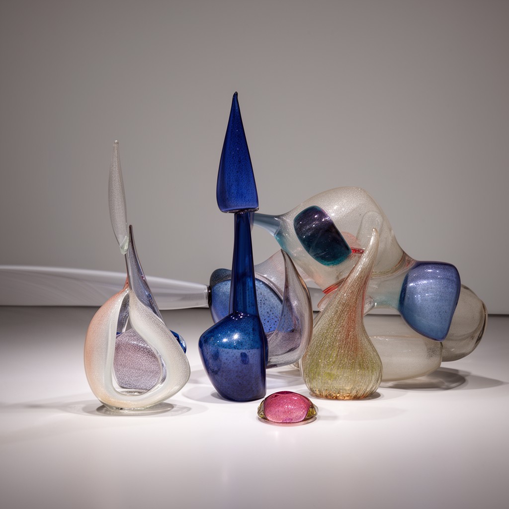 AI-generated illustration of Facets of Modern and Contemporary Glass