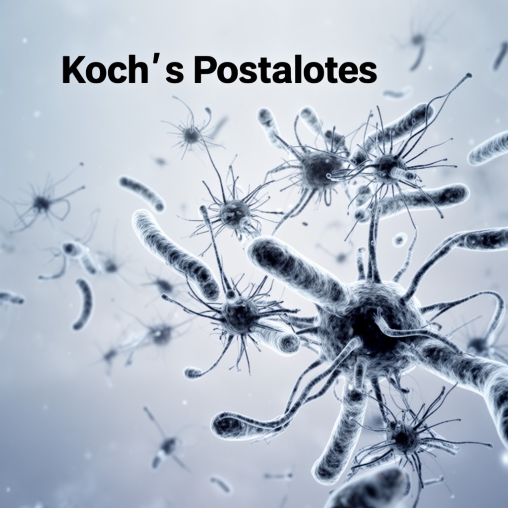 AI-generated illustration of Koch's postulates