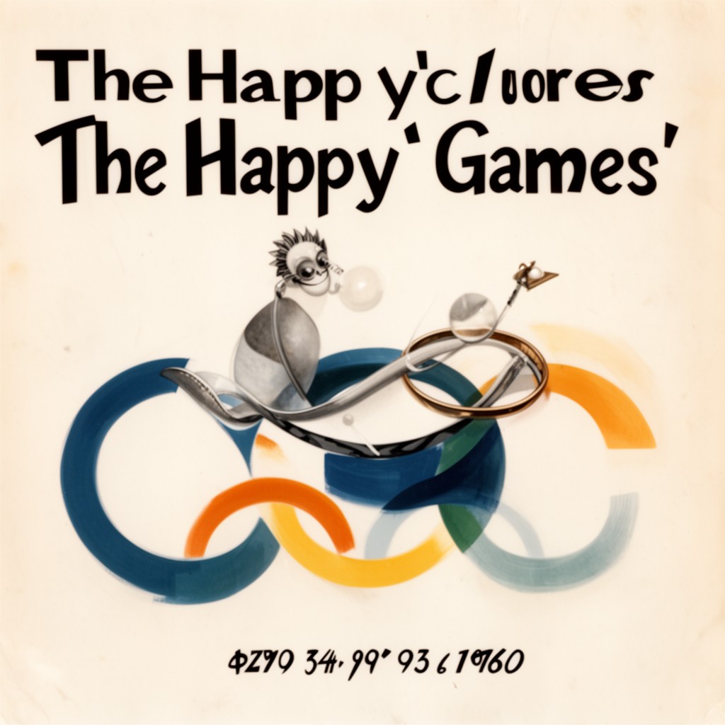 AI-generated illustration of The Happy Games