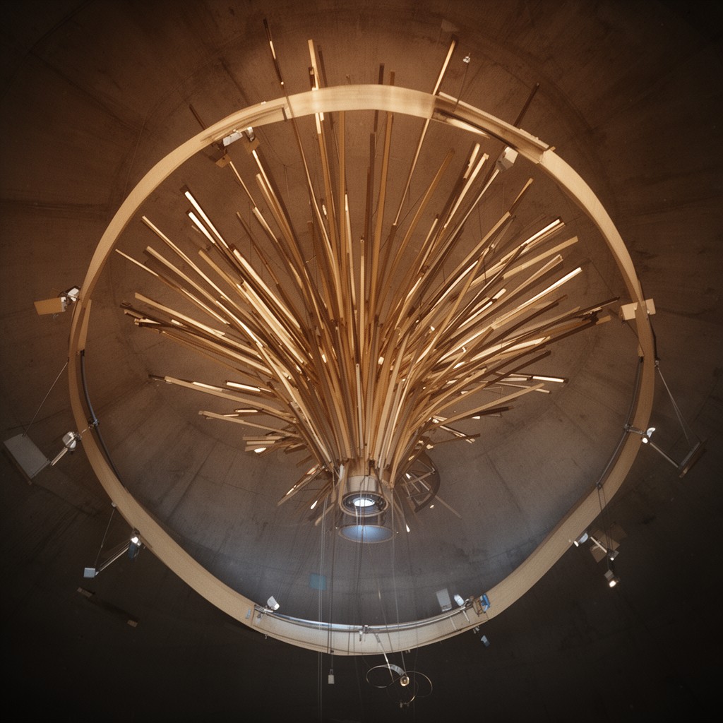 AI-generated illustration of Strahlenkranz (radiant garland)