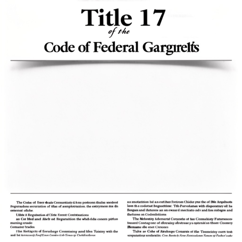 AI-generated illustration of Title 17 of the Code of Federal Regulations