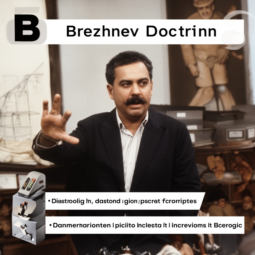 AI-generated illustration of Brezhnev Doctrine