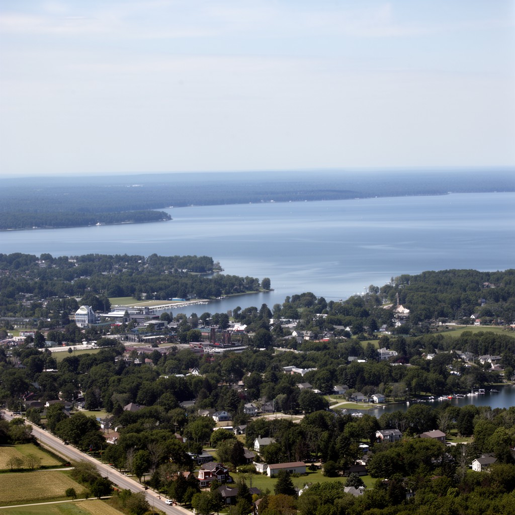 AI-generated illustration of Georgina, Ontario