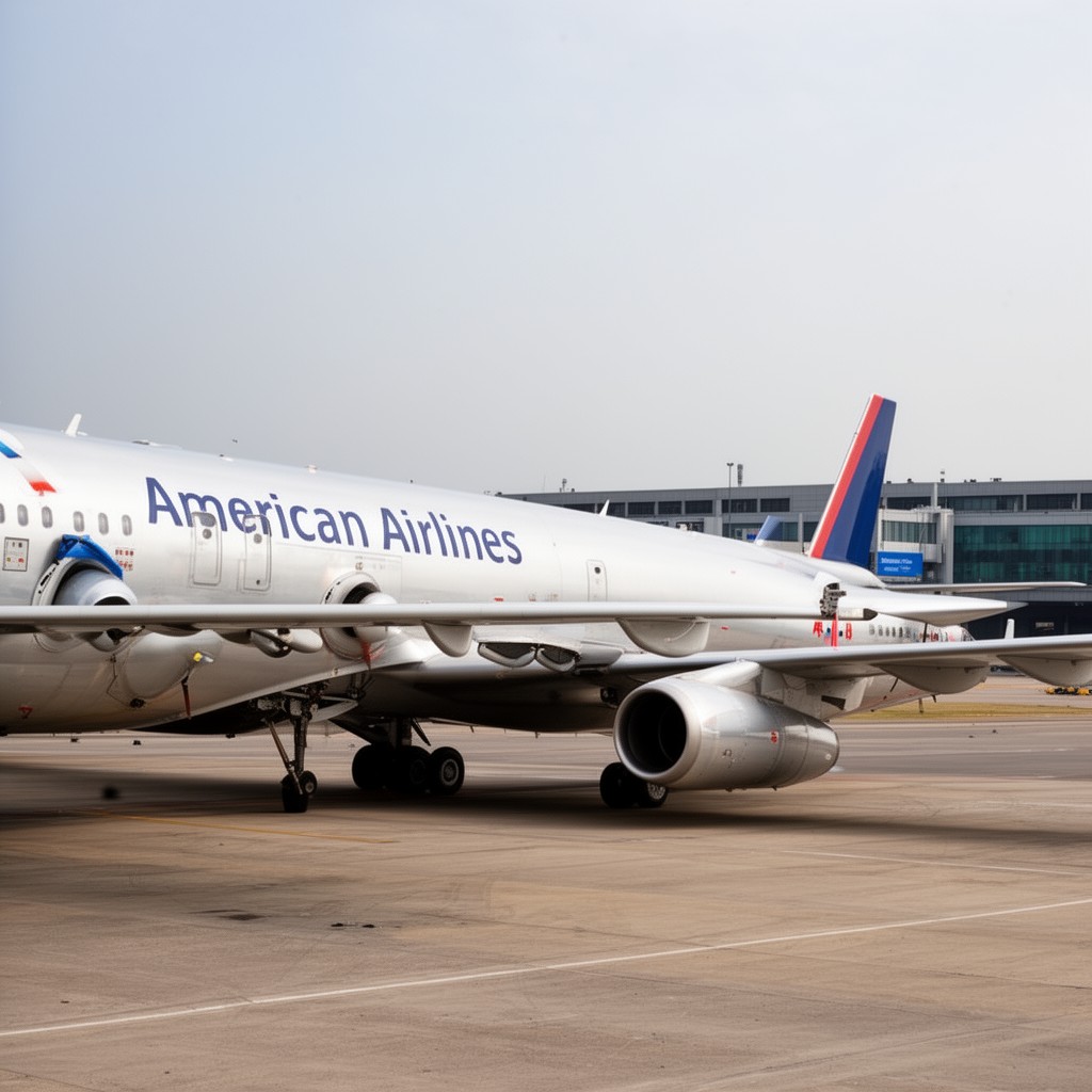 AI-generated illustration of American Airlines