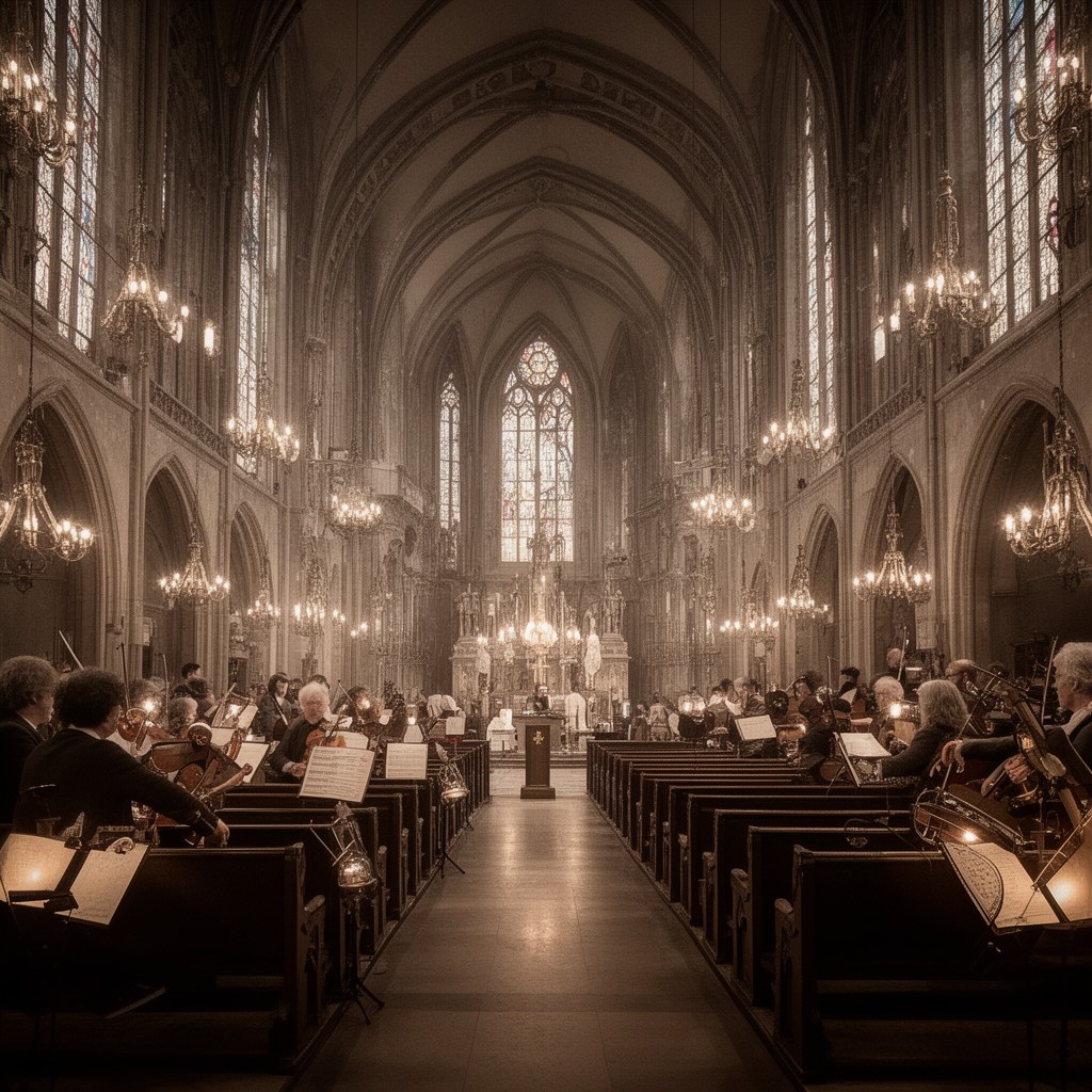 AI-generated illustration of Mass in B minor
