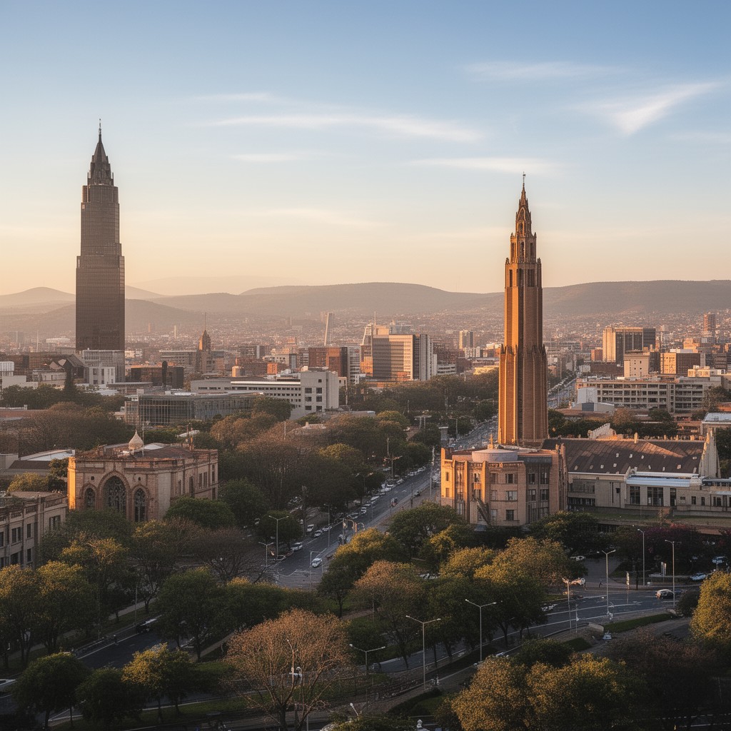 AI-generated illustration of Pretoria, South Africa