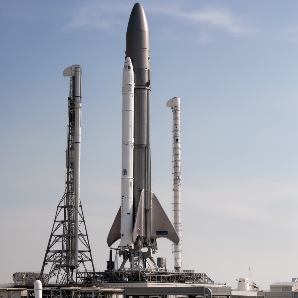 AI-generated illustration of SpaceX