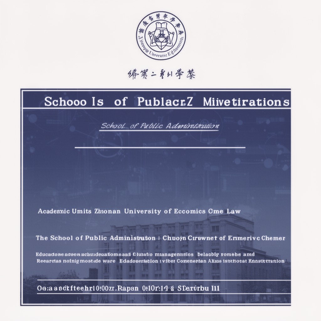 AI-generated illustration of School of Public Administration