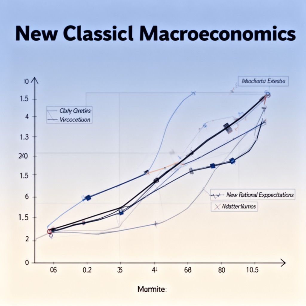 AI-generated illustration of New Classical macroeconomics