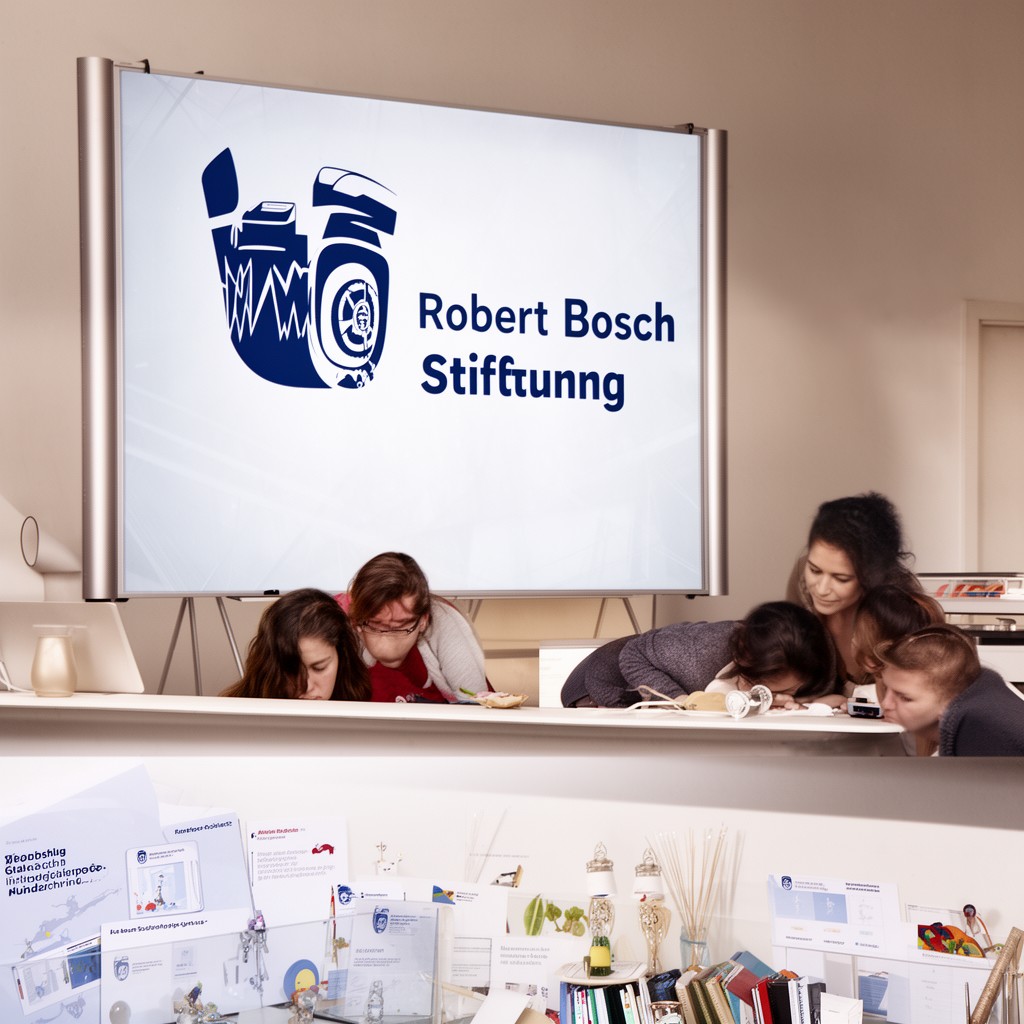 AI-generated illustration of Robert Bosch Stiftung
