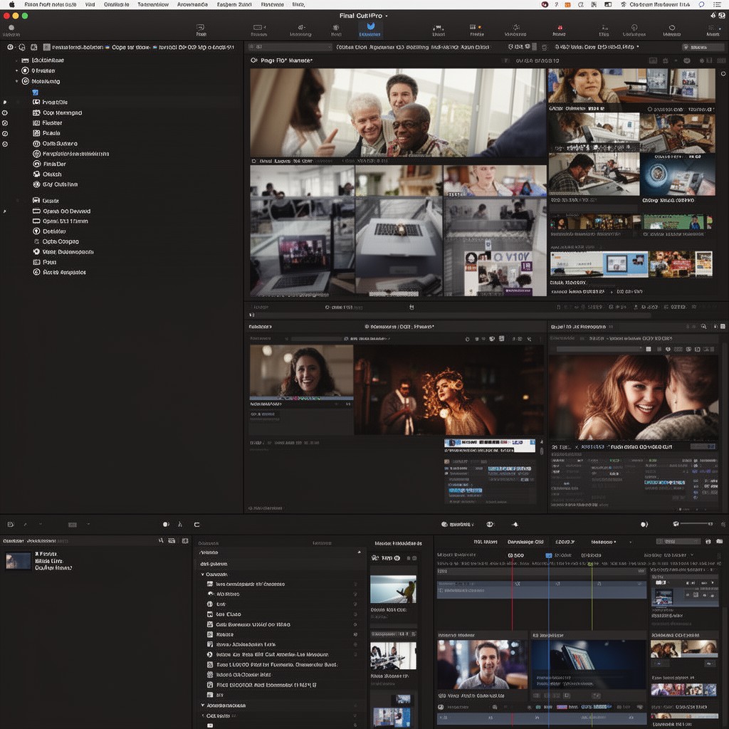 AI-generated illustration of Final Cut Pro