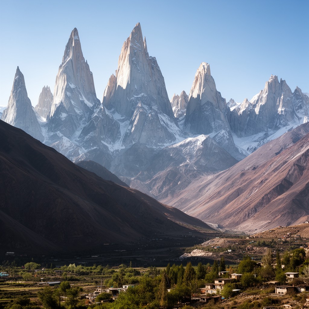 AI-generated illustration of Passu Cones