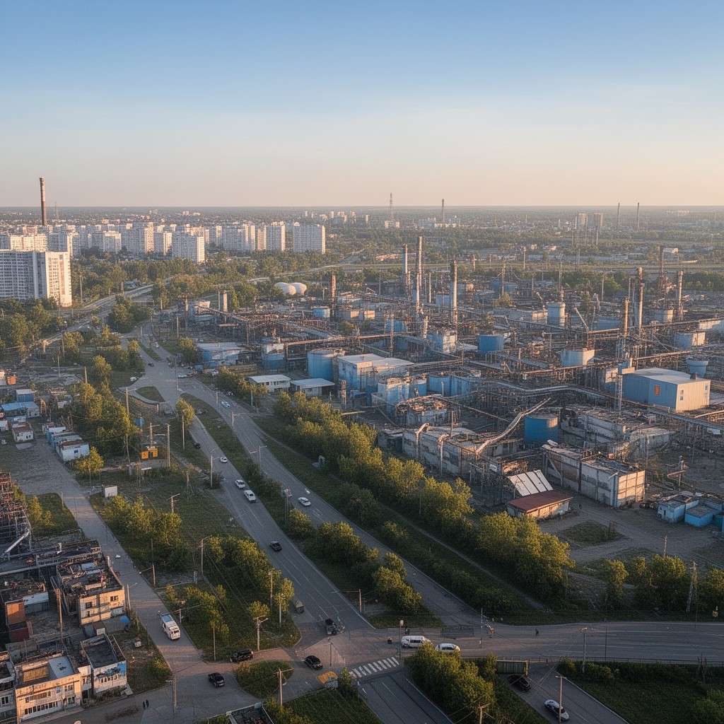 AI-generated illustration of Khimki