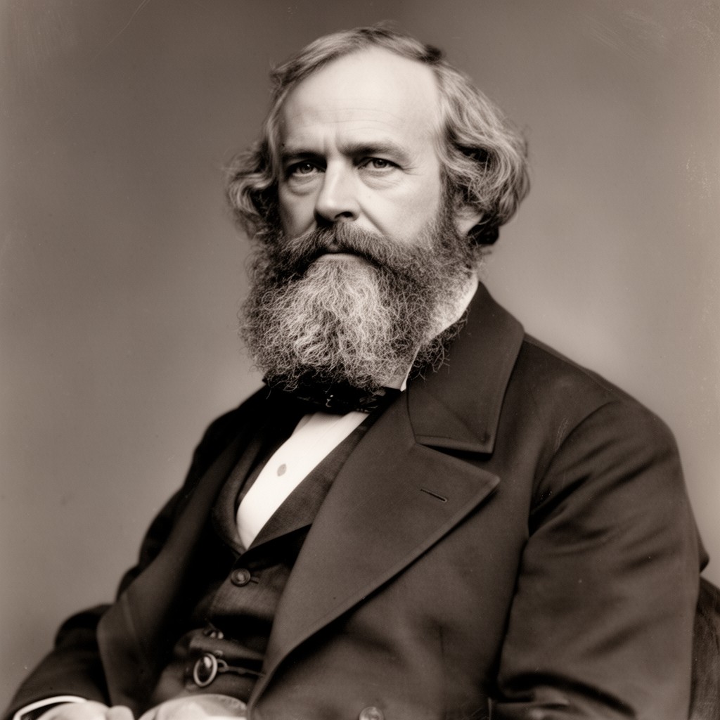 AI-generated illustration of Herbert Spencer