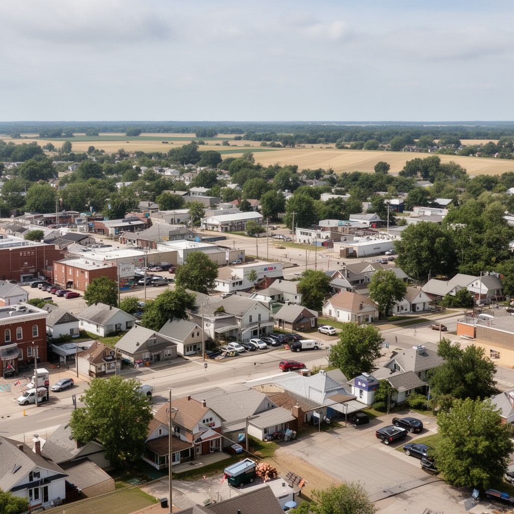 AI-generated illustration of Durant, Iowa