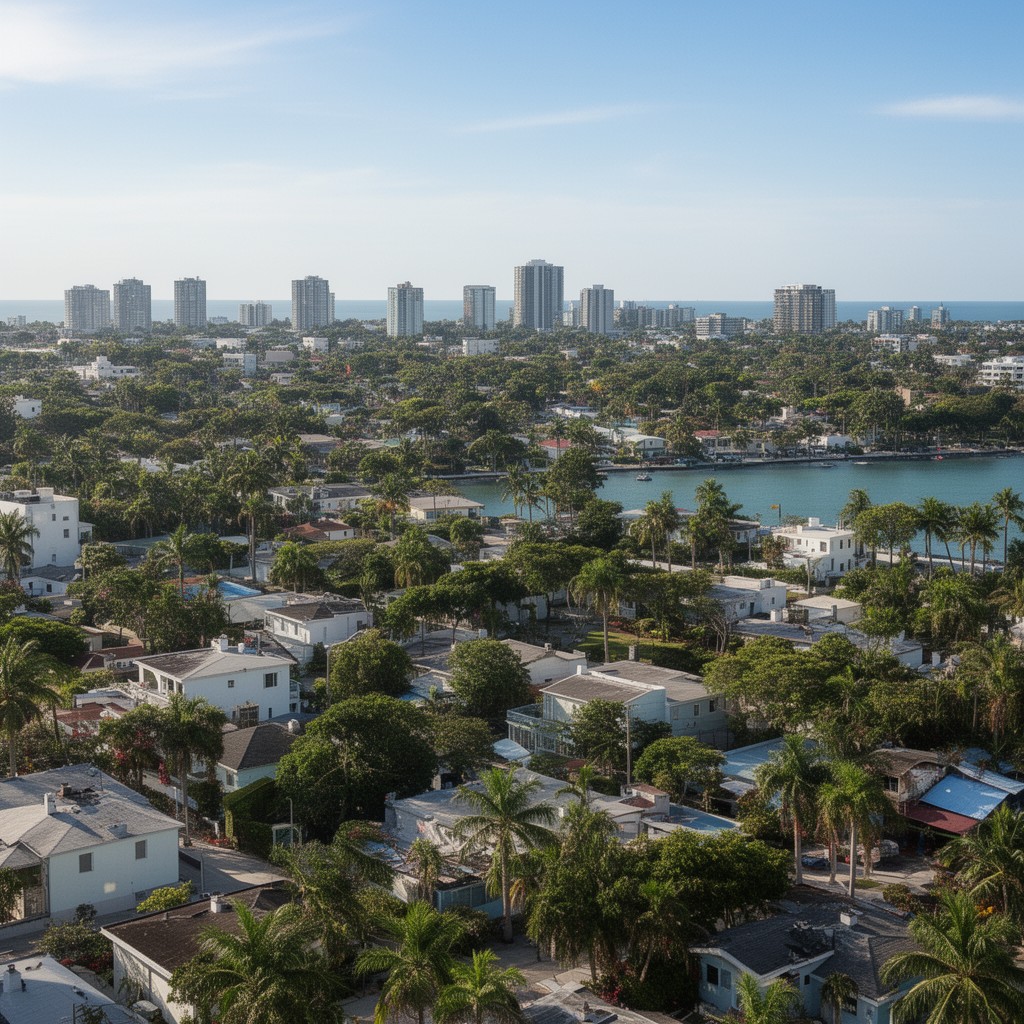 AI-generated illustration of Palm Beach County, Florida